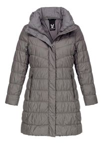 FUCHS SCHMITT - Long-Steppjacke, grau, Gr. 48, Kunstfaser