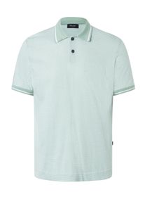 Big & Tall Sizes - Maerz - Polo shirt in cotton and linen with stripe pattern - 58