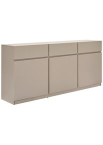 Mid.you Sideboard, Beige, Holzwerkstoff, 3 F&auml;cher, 3 Schublade(n) Schubladen, 179.9x82.4x40 cm, Fsc, stehend, Kleinm&ouml;bel, Kommoden, Sideboards