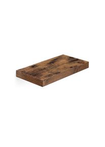 VASAGLE Fali polc 40 cm rusztikus barna