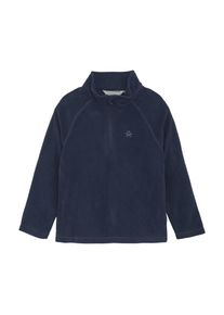 Strickfleece-Pullover Color Kids "Strickfleece-Pullover COFleece", M&auml;dchen, Gr. 122, blau (total eclipse), Obermaterial: 100% Polyester PES., Pullover Strickfleece-Pullover
