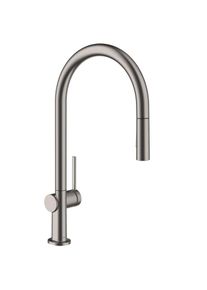 Hansgrohe Talis M54 Sp&uuml;ltischarmatur 72842340 mit Ausziehbrause, 2jet, brushed black chrome