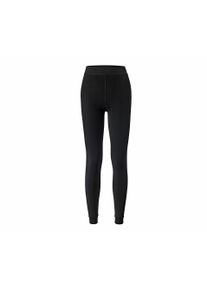 Tchibo - Női leggings, pl&uuml;ssb&eacute;l&eacute;ssel, fekete