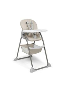 Hauck Hochstuhl, Beige, Metall, Textil, 57x112x82 cm, EN 14988, Essbrett verstellbar, Essbrett abnehmbar, zusammenklappbar, Bezug abnehmbar, Bezug waschbar, 5-Punkt-Gurt, Tablett, Babym&ouml;bel & Kinderm&ouml;bel, Babyzimmer, Hochst&uuml;hle
