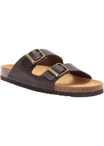 Sandale Scholl "Julien", Herren, Gr. 39, braun (dunkelbraun), Obermaterial: 100% Sonstiges Material (Ananasfaser) AM_PF ., Schuhe Sandale