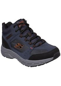 Schn&uuml;rboots Skechers "OAK CANYON IRONHIDE", Herren, Gr. 48,5, blau (navy, kombiniert), Synthetik, Textil, Veloursleder, Schuhe Schn&uuml;rboots, mit Memory Foam