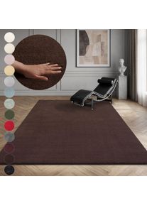 Teppich OTTO HOME "Arabell, Kunstfellteppich, Felloptik, waschbar", braun, B:120cm H:16mm L:160cm, Polyester, Teppiche, Teppich, flauschig, kuschelig, Anti-Rutsch-Unterseite, Wohnzimmer, Schlafzimmer
