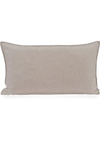HOCK Dekokissen H.O.C.K. "Lucky", beige (beige, taupe, unifarben), B:70cm H:10cm L:40cm, Polyester, Dekokissen_Sitzkissen_Kissenh&uuml;llen, Dekokissen, Sofakissen inkl. F&uuml;llung, 70x40cm, einfarbig, creme ecru, Dekokissen