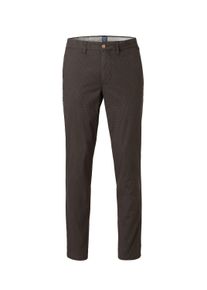 Chinohose MEYER "M5 Chino 2-6190", Herren, Gr. W36 L30, L&auml;nge 30, braun (dunkelbraun), Obermaterial: 97% Baumwolle CO. 3% Elasthan EL., uni, regular fit, Hosen Chinohose, M5 Chino in Regular Fit