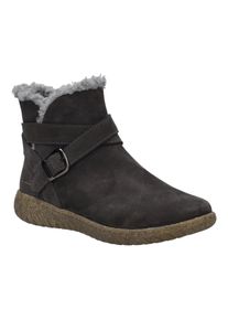 Stiefelette Josef Seibel "Angelina 04, titan", Damen, Gr. 37, grau (titan), Obermaterial: 100% Rindsleder Leather cow., Schuhe Stiefelette