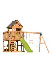 Ambia Garden , Anthrazit, Braun, Limette , Holz, Kunststoff , Zeder , 410x305x435 cm , Gr&uuml;ner Punkt, EN 71, Europ&auml;ischer Sicherheitsstandard, FSC 100% ,