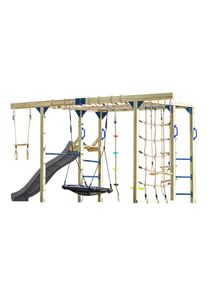 Ambia Garden , Blau, Braun, Grau , Holz, Kunststoff , Zeder , 196.2x205x522.5 cm , Gr&uuml;ner Punkt, EN 71, Europ&auml;ischer Sicherheitsstandard, FSC 100% ,