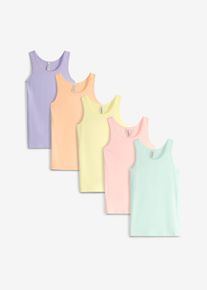 Linne (5-pack) - rosa - storlek 152/158 - bonprix