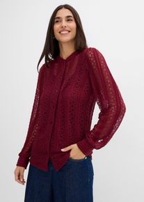 Blusa in jersey con top (set 2 pezzi), Rosso, Taglia 58/60 (XXL), bonprix