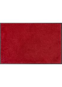 Fu&szlig;matte "Original Uni, Schmutzfangteppich" Gr. 16, rot, B:60cm H:9mm L:90cm, Kunstfaser, wash+dry by Kleen-Tex, Teppiche, Fu&szlig;matte, Schmutzmatte, rutschhemmend, auch als L&auml;ufer erh&auml;ltlich