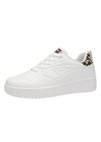 Sneaker Kangaroos "K-TOP SWEENY", Damen, Gr. 40, wei&szlig; (wei&szlig;, leo), Synthetik, Schuhe Sneaker