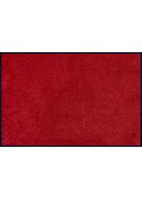 Fu&szlig;matte "Original Uni, Schmutzfangteppich" Gr. 2, rot, B:50cm H:9mm L:75cm, Kunstfaser, wash+dry by Kleen-Tex, Teppiche, Fu&szlig;matte, Schmutzmatte, rutschhemmend, auch als L&auml;ufer erh&auml;ltlich