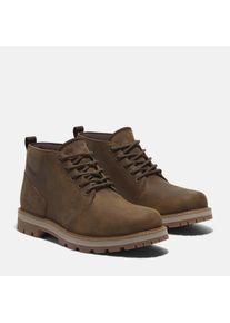 Schn&uuml;rboots Timberland "BRITTON ROAD MID LACE UP WATERPROOF CHUKKA BOOT", Herren, Gr. 47,5, braun (rust full grain), Leder, Synthetik, Schuhe Schn&uuml;rboots, Winterstiefel, Schn&uuml;rstiefel, Winterschuhe, wasserdicht