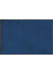 Fu&szlig;matte "Original Uni, Schmutzfangteppich" Gr. 16, blau, B:60cm H:9mm L:90cm, Kunstfaser, wash+dry by Kleen-Tex, Teppiche, Fu&szlig;matte, Schmutzmatte, rutschhemmend, auch als L&auml;ufer erh&auml;ltlich, Topseller