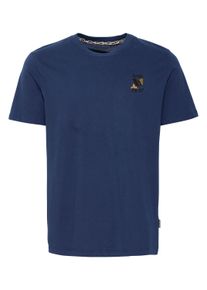 T-Shirt Blend "T-Shirt BHTee", Herren, Gr. S, blau (marineblaus), Obermaterial: 100% Baumwolle CO., Shirts T-Shirt