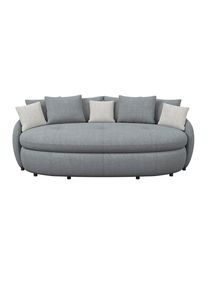 Luca Bessoni , Anthrazit , Textil , 238x80x140 cm , Stoffauswahl, Hocker erh&auml;ltlich, Armteil links, Armteil rechts ,