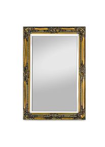 Casa Chic Manresa N&aacute;stenn&eacute; zrkadlo s dreven&yacute;m r&aacute;mom Obdĺžnikov&eacute; 90 x 60 cm Vintage