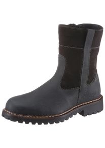 Winterstiefel Josef Seibel "CHANCE", Herren, Gr. 50, schwarz, Leder, Veloursleder, Schuhe Winterstiefel, mit dezenten Kontrastn&auml;hten