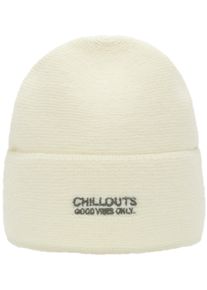 Beanie Chillouts "Elio Hat", Damen, wei&szlig; (cream), Strick, Obermaterial: 100% Polyester, M&uuml;tzen Beanie
