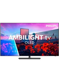 Philips OLED-Fernseher "48OLED811/12", Energieeffizienz: G, schwarz, 48 &Prime;, Fernseher, OLED-Fernseher