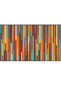 L&auml;ufer "Mikado Stripes" Gr. 18, bunt, B:75cm H:7mm L:120cm, Kunstfaser, wash+dry by Kleen-Tex, Teppiche, L&auml;ufer, Schmutzfangl&auml;ufer, modernes Streifen Design, rutschhemmend, waschbar