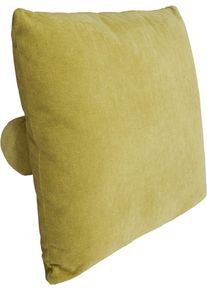 Dekokissen DIE PLANBAR "MP-IN24031", gr&uuml;n (santos lemon, unifarben), B:70cm H:60cm L:25cm, Kissen: 100% Polyester, Dekokissen_Sitzkissen_Kissenh&uuml;llen, Dekokissen, Kissen zum komfortabel Sitzen und entspannt Loungen