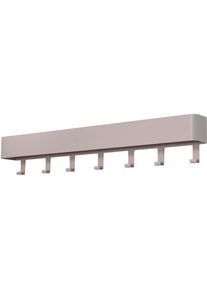 Garderobenhalter SPINDER DESIGN "Dax Play", grau, B:72cm H:12cm T:7,5cm, Metall, Garderobenhalter, Garderobenhalter, Metall, Breite 72 cm
