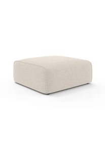 Polsterhocker OTTO HOME "Merid Sitzhocker, Ma&szlig;e B/T/H: 97/97/43 cm", beige, B:97cm H:43cm T:97cm, 100% Polyester, Hocker, Polsterhocker, als Modul oder separat verwendbar, f&uuml;r individuelle Zusammenstellung