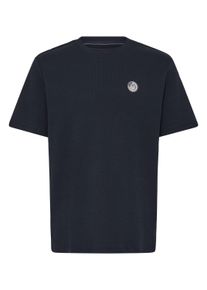 Rundhalsshirt Blend "Rundhalsshirt BHKaito", Herren, Gr. XL, blau (salute), Obermaterial: 100% Baumwolle CO., Shirts Rundhalsshirt
