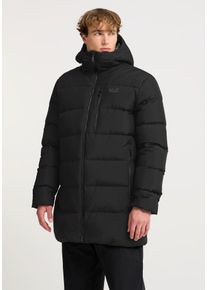 Daunenmantel Jack Wolfskin "COLONIUS COAT M RDS", Herren, Gr. L, schwarz, Obermaterial: 100% Polyester. Futter: 100% Polyester. F&uuml;llung: 90% Entendaune, 10% Federn, M&auml;ntel Daunenmantel, mit Polyesterfutter, aus Polyester