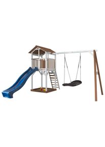 M&Ouml;BELIX M&ouml;belix , Blau, Braun, Wei&szlig; , Holz , Zeder , 356.6x241.9x349 cm , FSC ,