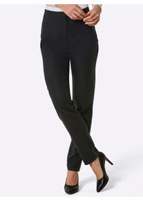 CREATION L PREMIUM Damen Webhose mit hoher Taille in schwarz ,Gr&ouml;&szlig;e 25, Witt, 63% Lyocell, 37% Polyester
