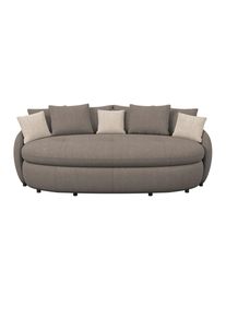 Luca Bessoni , Braun , Textil , 238x80x140 cm , Stoffauswahl, Hocker erh&auml;ltlich, Armteil links, Armteil rechts ,