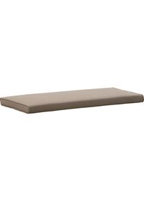 Novel Sitzkissen, Taupe, Textil, F&uuml;llung: Schaumstoff, 80x3x38 cm, Goldenes M, Made in Germany, DGM-Klimapakt, b&uuml;gelleicht, pflegeleicht, formstabil, Heimtextilien, Wohntextilien, Sitzkissen