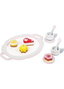 Small Foot Set da caff&egrave; e dolci in legno | multicolore