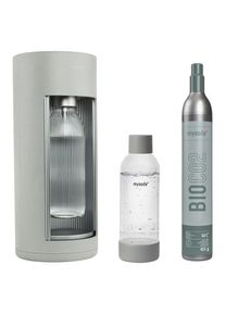MYSODA Wassersprudler, Salbeigr&uuml;n, Metall, Kunststoff, Holzwerkstoff, 44.4 cm, Geschirr, Wasseraufbereitung, Wassersprudler