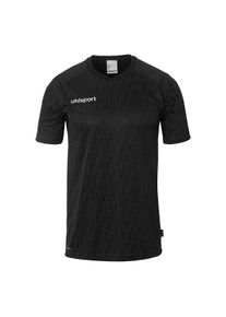 Trainingsshirt Uhlsport "Trainings-T-Shirt Division 28 Kids", M&auml;dchen, Gr. 164, schwarz, Obermaterial: 100% Polyester Pol. recyc.., Shirts Trainingsshirt