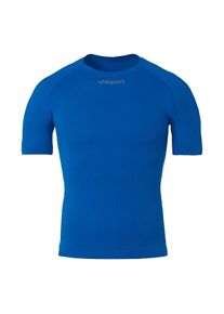 Kompressionsshirt Uhlsport "Shortsleeve Performance Pro Kids", M&auml;dchen, Gr. 164, blau (azurblau), Obermaterial: 100% Polyamid Polyam.recyc., Shirts Kompressionsshirt