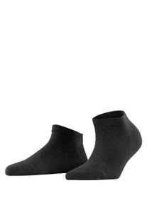 Sneakersocken Falke "Family", Damen, Gr. 39-42, grau (anthra.mel (3089)), Obermaterial: 92% Baumwolle CO. 7% Polyamid PA. 1% Elasthan EL., glatt, Socken Sneakersocken
