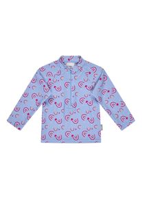 Badeanzug Sterntaler "Badeshirt langarm Regenbogen", Kinder, Gr. 92, EURO, blau (hellblau), Obermaterial: 82% Polyamid PA. 18% Elasthan EL., Badeanz&uuml;ge Badeanzug