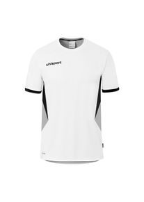 Trainingsshirt Uhlsport "Trainings-T-Shirt Equipe 29 Kids", M&auml;dchen, Gr. 128, wei&szlig; (wei&szlig;, steingrau, schwarz), Obermaterial: 100% Polyester Pol. recyc.., Shirts Trainingsshirt