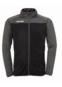 Trainingsjacke Kempa "Trainingsjacke PRIME POLY JACKE Kids", Jungen, Gr. 128, blau (anthra, Kempablau), Obermaterial: 100% Polyester PES., Jacken Trainingsjacke