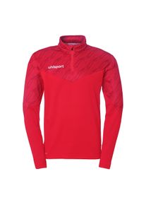 Trainingspullover Uhlsport "1/4 ZIP TOP Progressive 28 Kids", M&auml;dchen, Gr. 164, rot, Obermaterial: 100% Polyester Pol. recyc.., Pullover Trainingspullover
