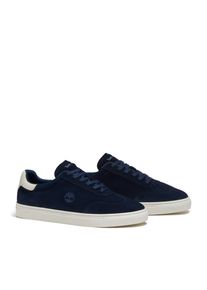 Sneaker Timberland "LISBON ESSENTIAL - LOW LACE UP SNEAKER", Herren, Gr. 42, blau (navy suede), Leder, Schuhe Sneaker