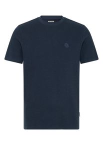 Rundhalsshirt Blend "Rundhalsshirt BHFort", Herren, Gr. S, blau (salute), Obermaterial: 100% Baumwolle CO., Shirts Rundhalsshirt